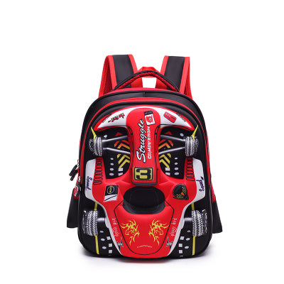 Cross-Border Children'S School Bag 3D Racing Elementary School Students Three-Dimensional Kindergarten Car Cartoon Backpack School Bag - TryKid