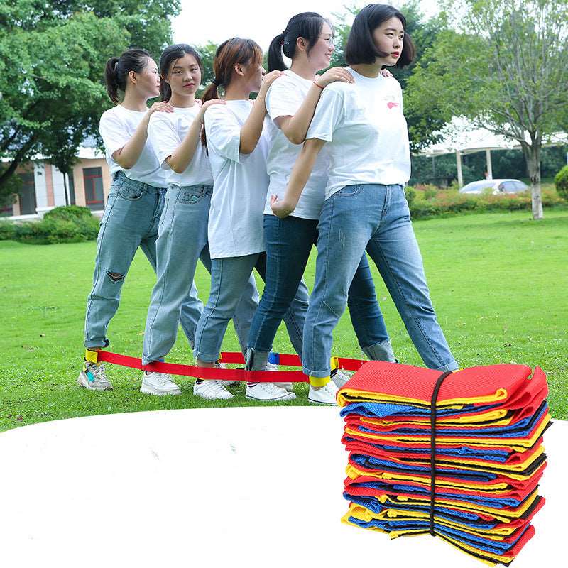 4 People Giant Footsteps Children Outdoor Sports Toys Game Training Equipment For Kids Adults Teamwork Games Interactive Toy
