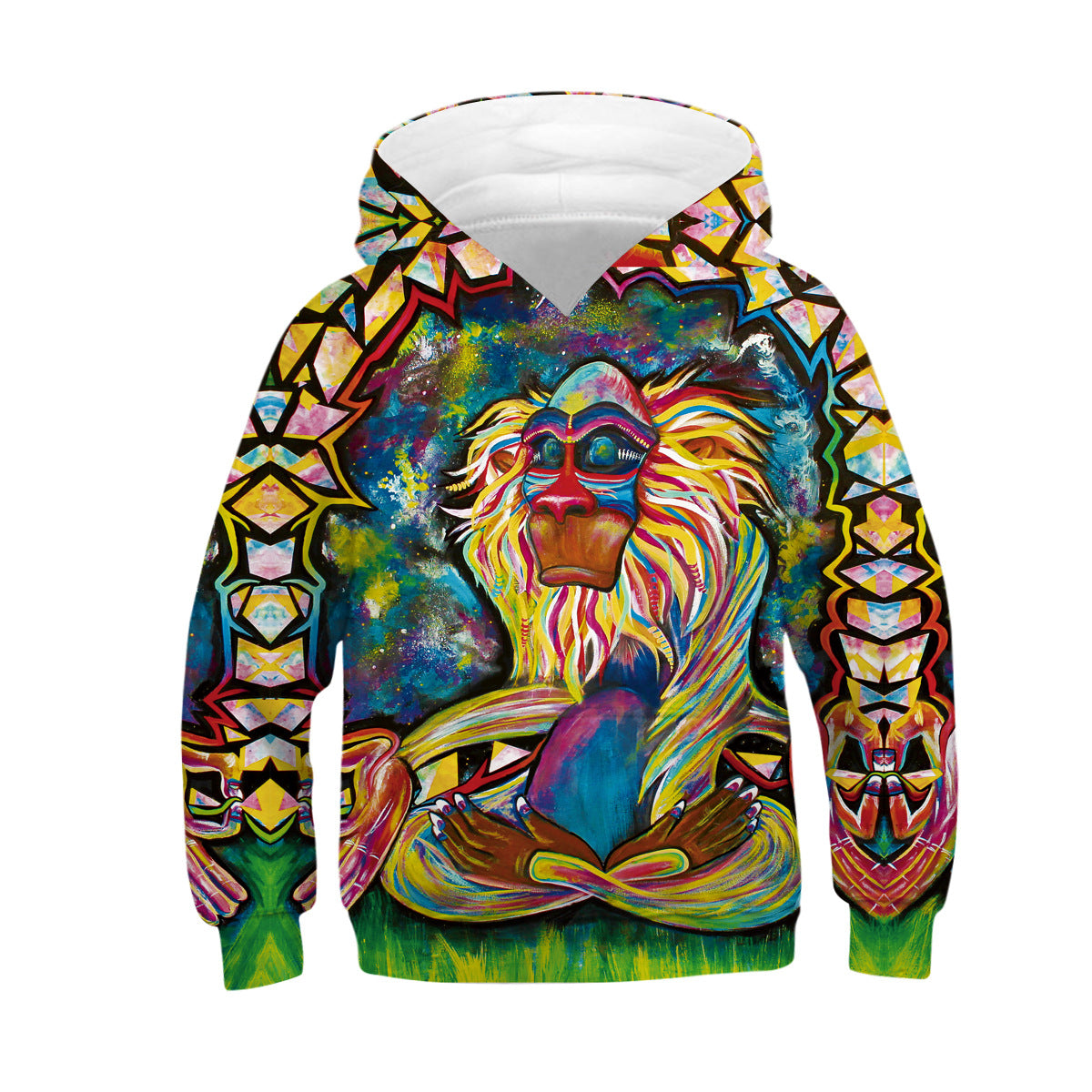 Digital Printed Children's Hooded Sweater For Kids - TryKid