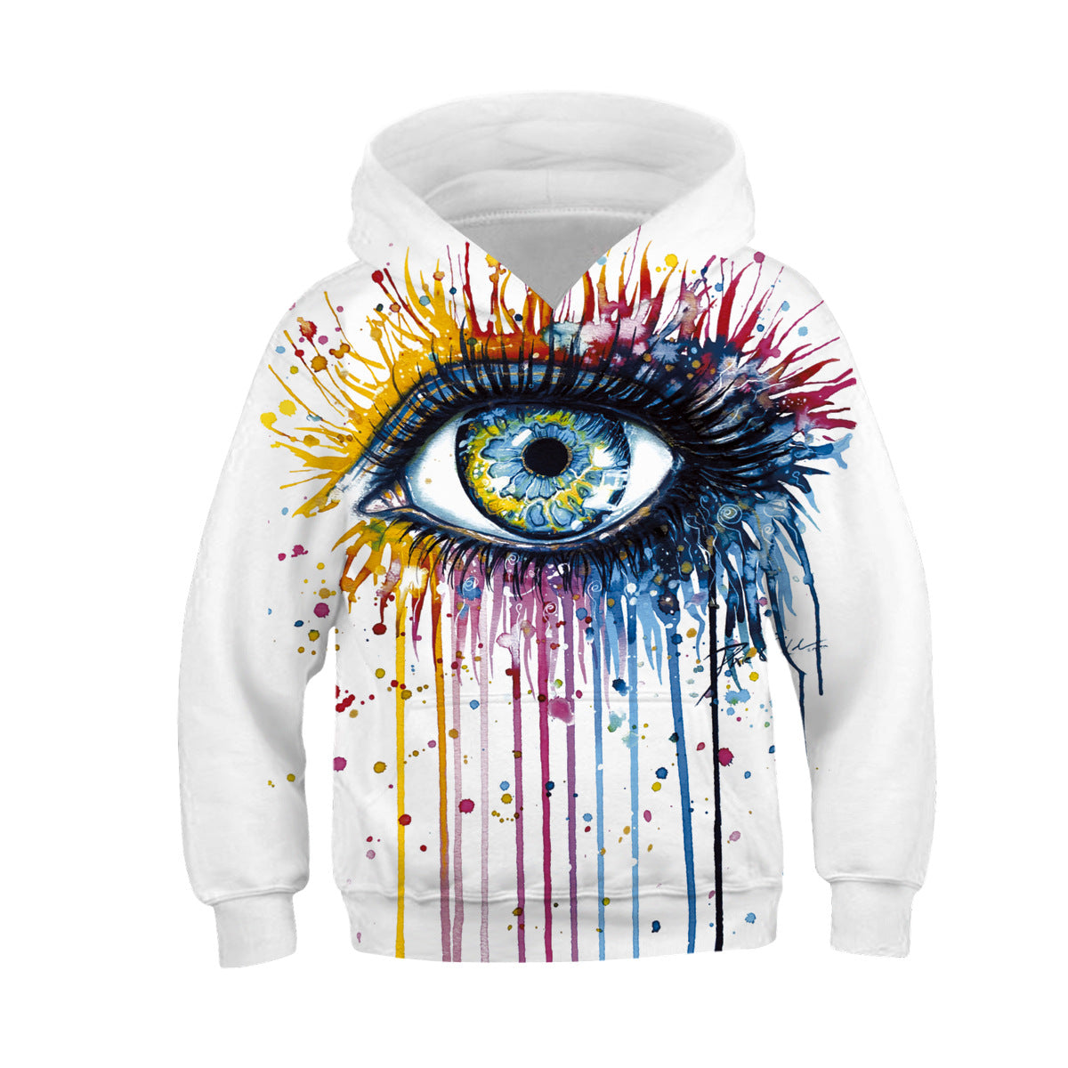 Digital Printed Children's Hooded Sweater For Kids - TryKid