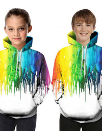 Digital Printed Children's Hooded Sweater For Kids - TryKid
