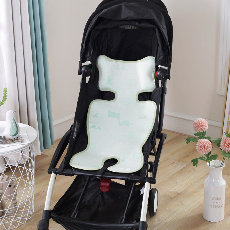 Summer Stroller Cooling Pad 3D Air Mesh Breathable Stroller Mat Mattress Latex Baby Car Seat Cover Cushion - TryKid