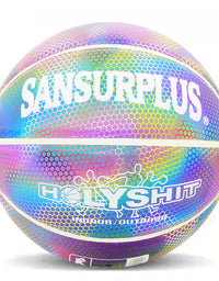 Glowing Luminous Fluorescent Basketball Night Game Basketball - TryKid
