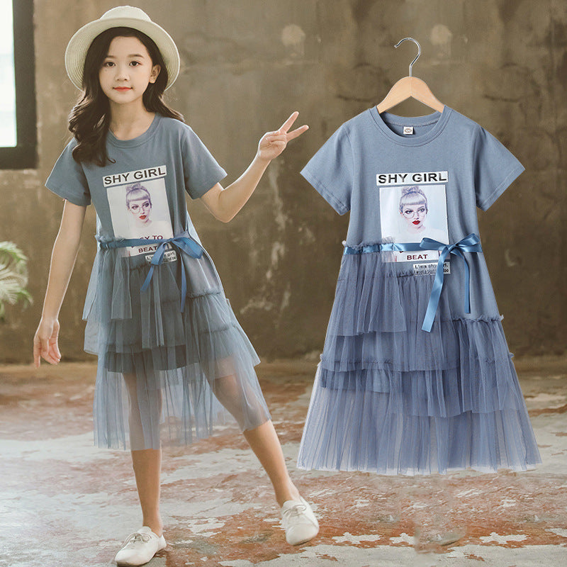 Latest Korean Style Girls Casual Dress - TryKid