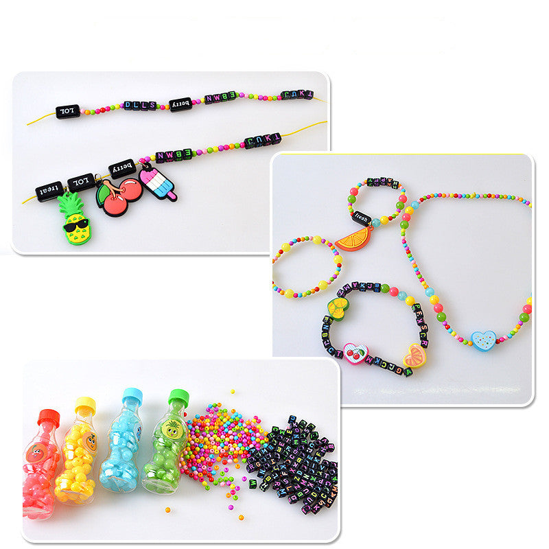 Fruit Bracelet Jewelry Chain Bangle For Kids DIY Decorated Toy Set
