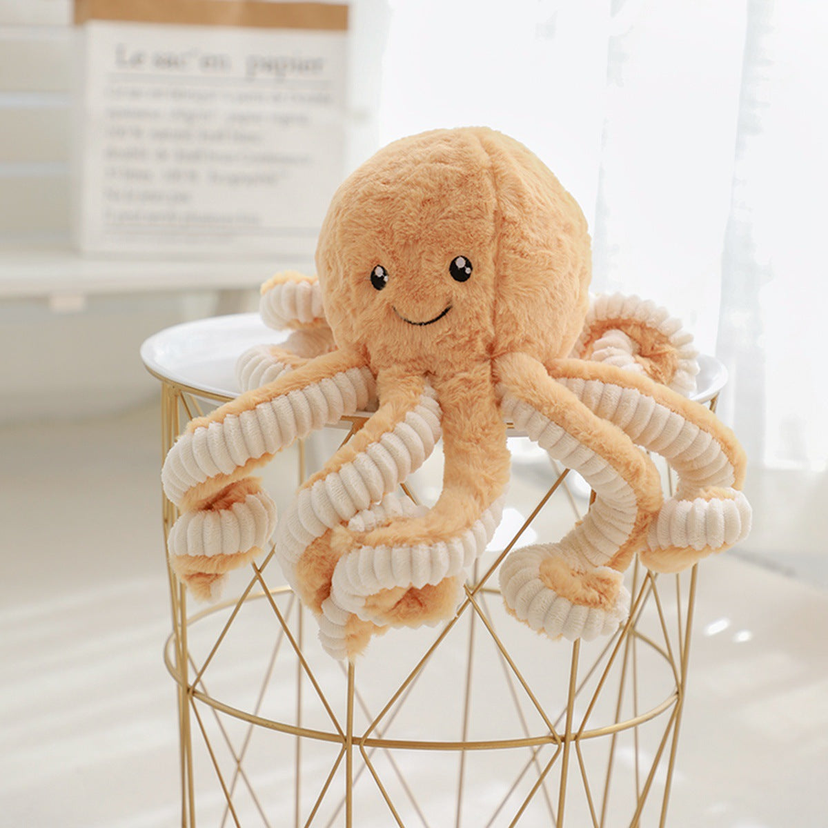 Lovely Simulation Octopus Pendant Plush Stuffed Toy Soft Animal Home Accessories Cute Doll Children Gifts - TryKid