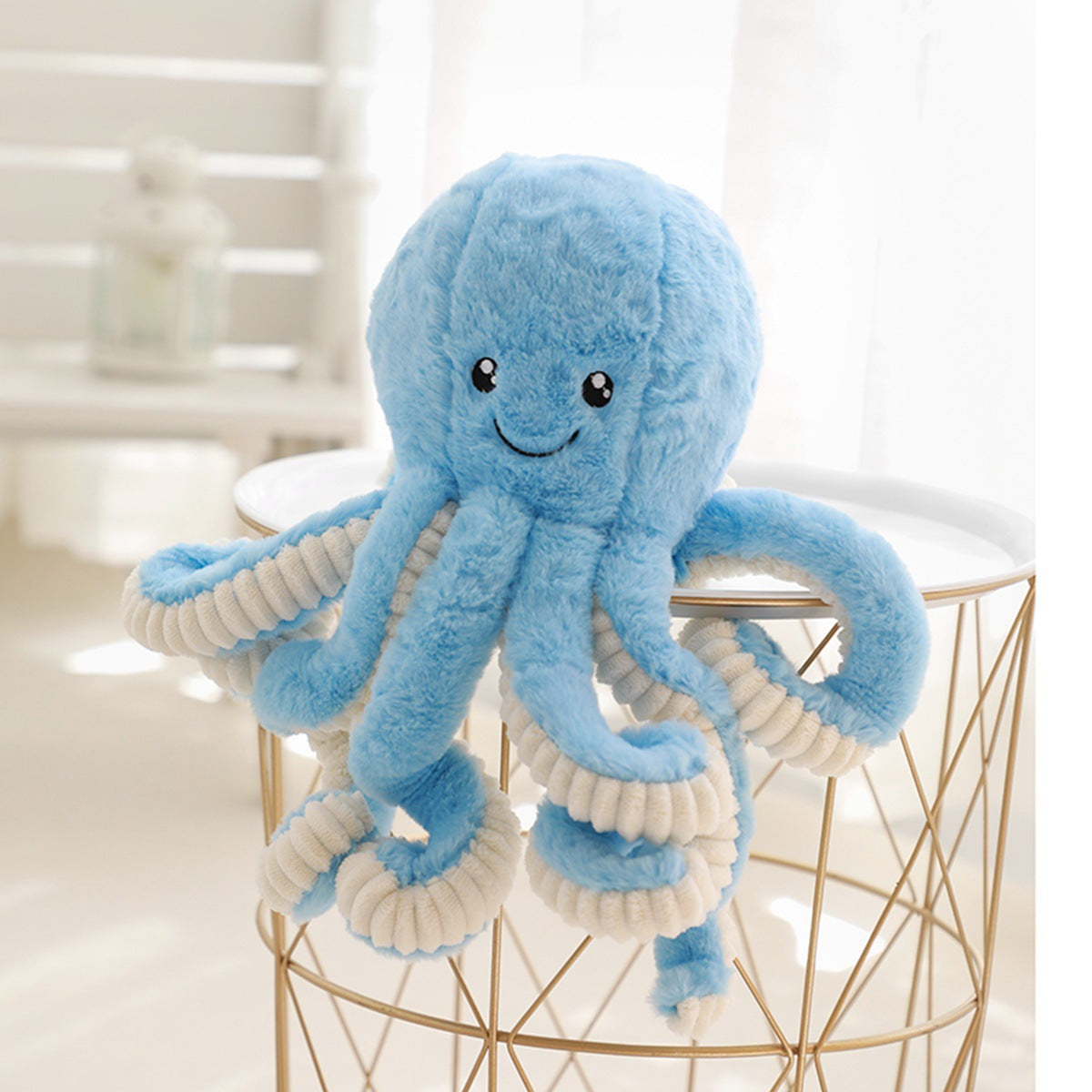 Lovely Simulation Octopus Pendant Plush Stuffed Toy Soft Animal Home Accessories Cute Doll Children Gifts - TryKid