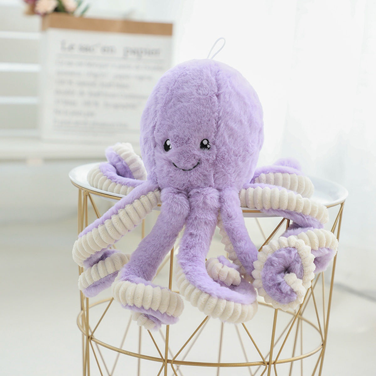Lovely Simulation Octopus Pendant Plush Stuffed Toy Soft Animal Home Accessories Cute Doll Children Gifts - TryKid