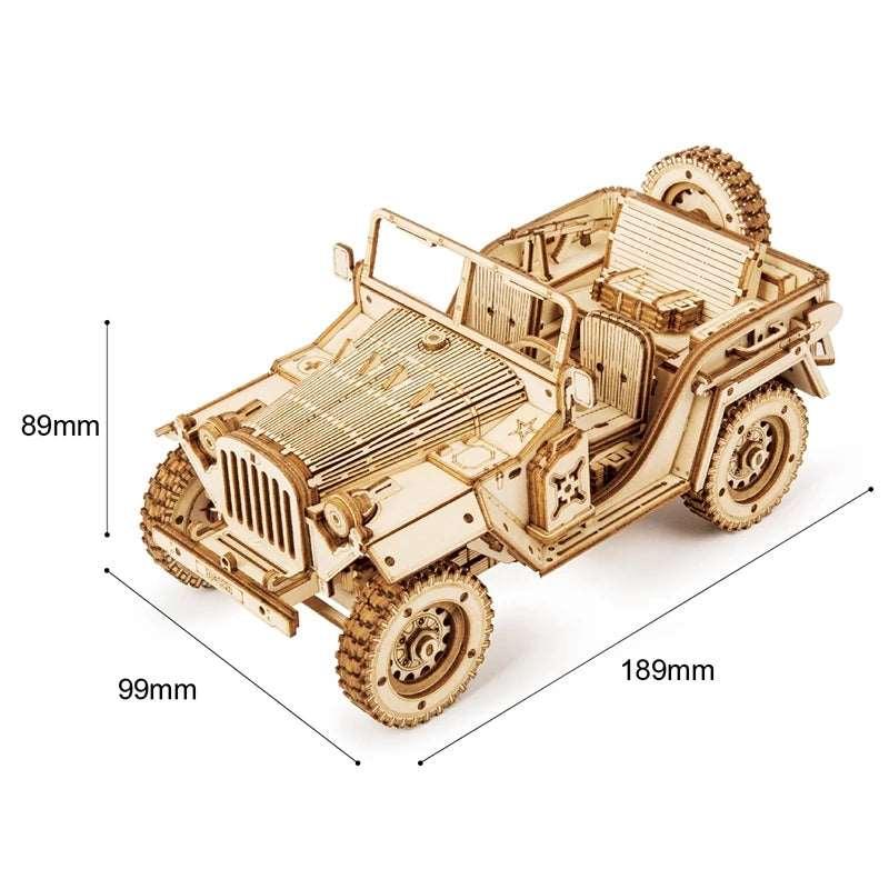 3D Wooden Puzzle Model Toy