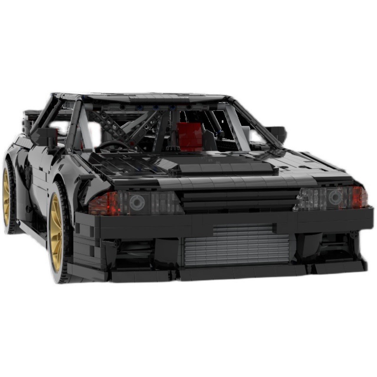 Domestic Building Blocks Technology Drift Sports Car Assembled Toys - TryKid