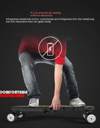 Wireless Electric Skateboard Four-wheel Foldable - TryKid
