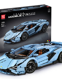 Technology Machinery Series Sports Car Assembled Building Blocks Toys - TryKid
