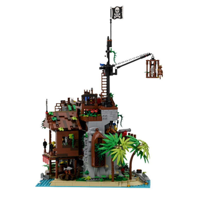 Pirate Era Bobo Bay Confinement Island Forbidden Island Compatible With Assembled Building Block Toys - TryKid