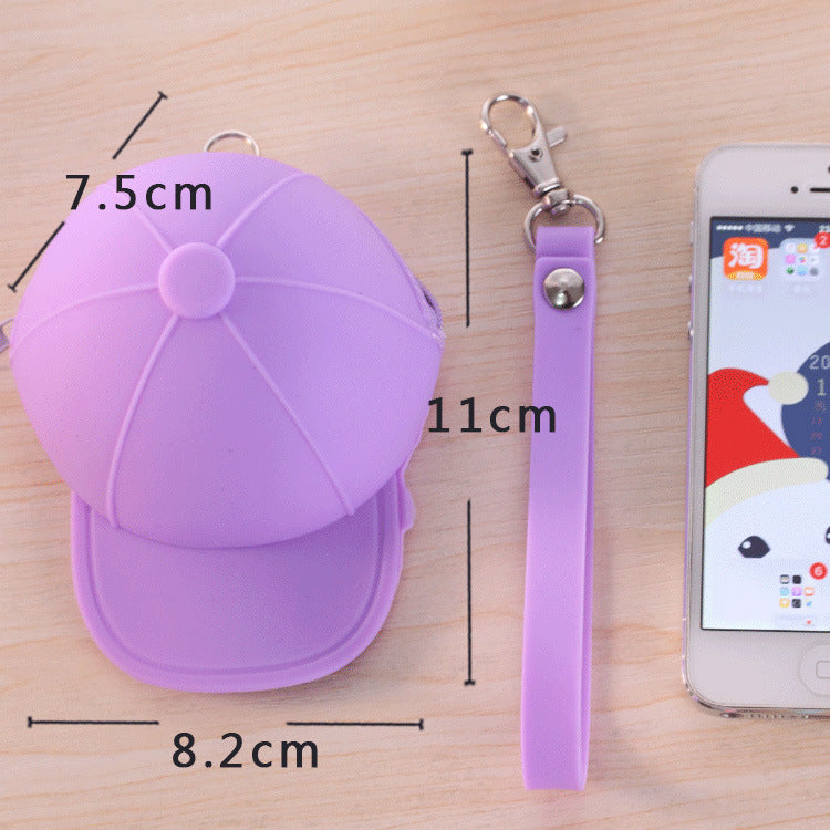 Cute Cartoon Candy Color Hat Silicone Coin Purse - TryKid