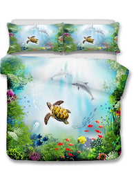 Underwater World Textile Bedding - TryKid
