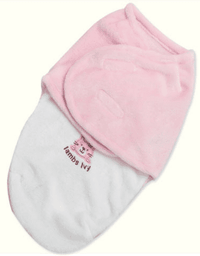 Soft fly velvet baby embroidered swaddle - TryKid
