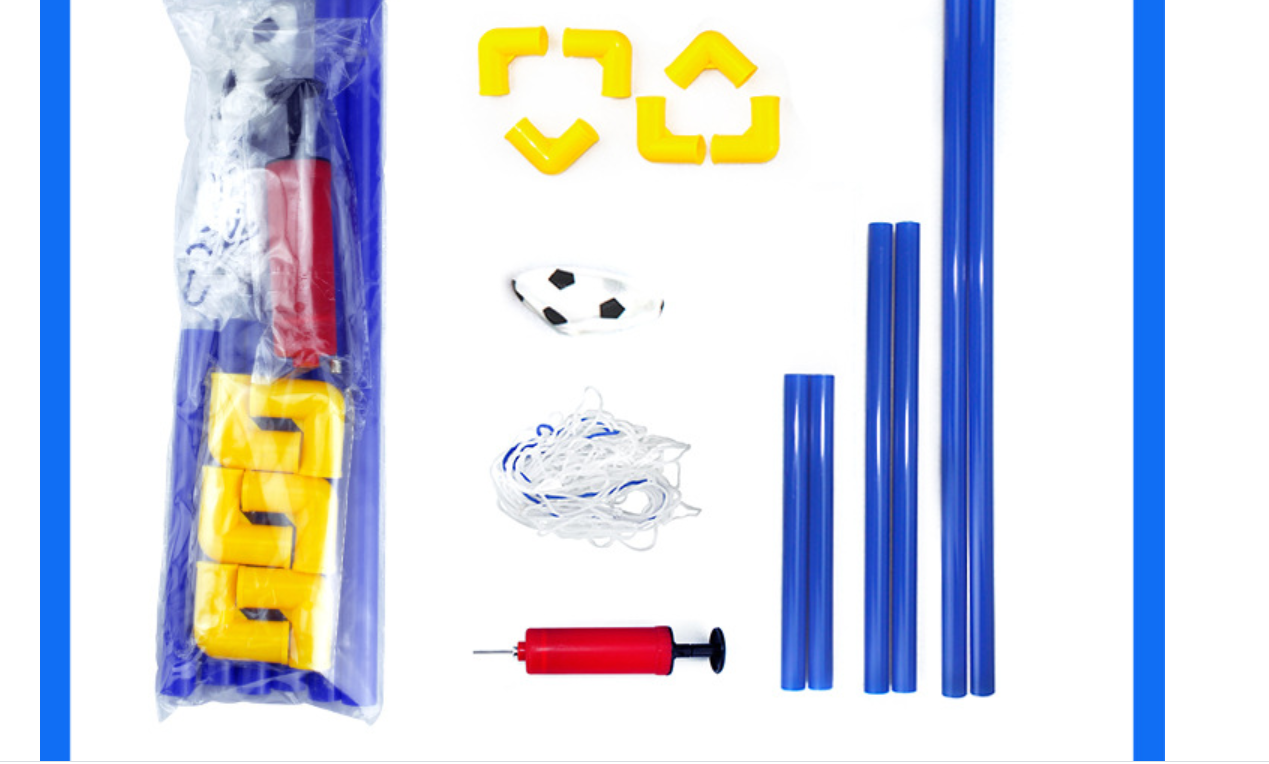 Folding Mini Football Soccer Ball Goal Post Net - TryKid