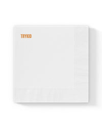 TRYKID White Coined Napkins
