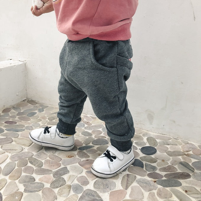 2021 boys casual pants autumn loaded Korean children's casual sweatpants baby cartoon loose trousers - TryKid