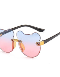 Cat Ear Kids Sunglasses Frameless Shape - TryKid
