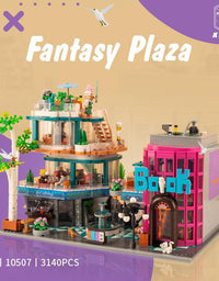 Box Street View Fantasy Plaza Children's Puzzle Block Toys - TryKid
