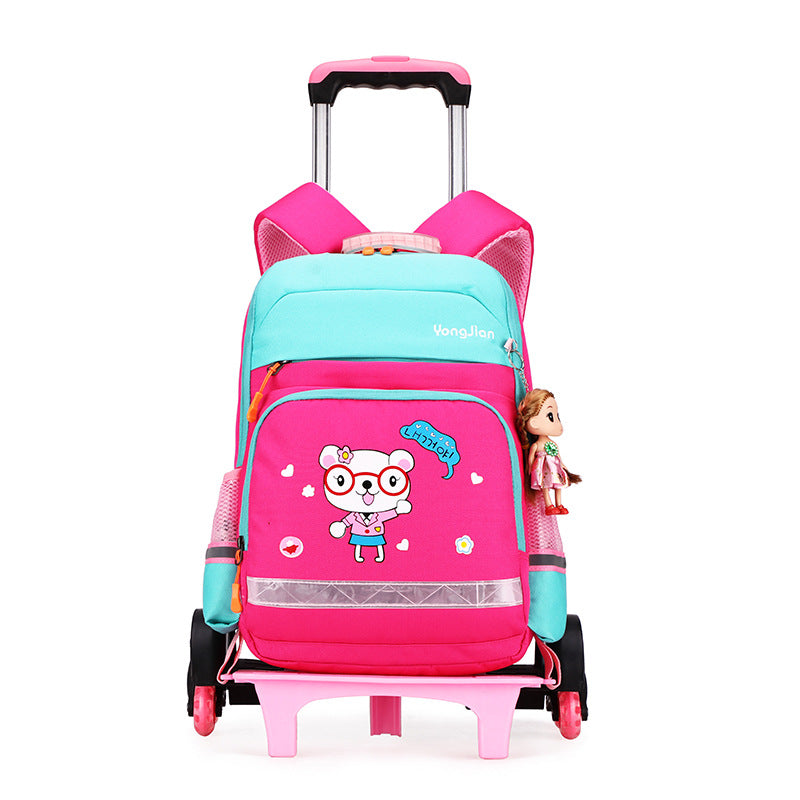 Korean Detachable Trolley Bag For Elementary School Students - TryKid