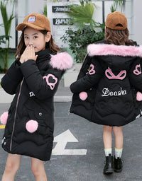 Girls' cotton-padded jackets - TryKid
