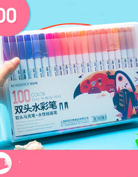 Watercolor Pen Set Primary School Students Soft-tip Colored Pens - TryKid
