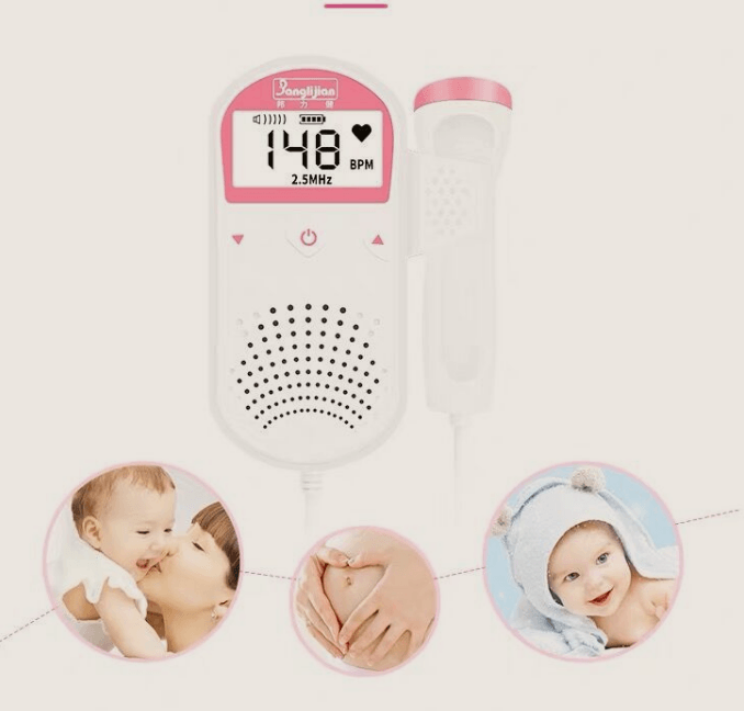 Fetal Heart Rate Monitor Home Pregnancy Baby Fetal Sound Heart Rate Detector - TryKid