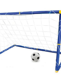 Folding Mini Football Soccer Ball Goal Post Net - TryKid
