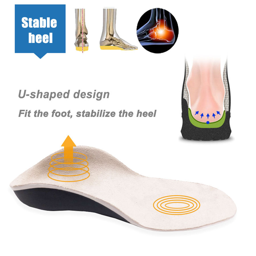 3D Orthotic Insoles Flat Feet for Kids - TryKid