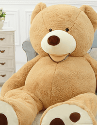 Giant Teddy Bear Plush Toy Huge Soft Toys Leather Shell - TryKid

