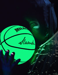 Fluorescent green basketball - TryKid
