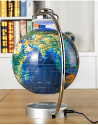 8 inch globe magnetic suspension office decoration company gift novelty creative birthday gift
