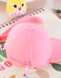 Cute Cartoon Candy Color Hat Silicone Coin Purse - TryKid
