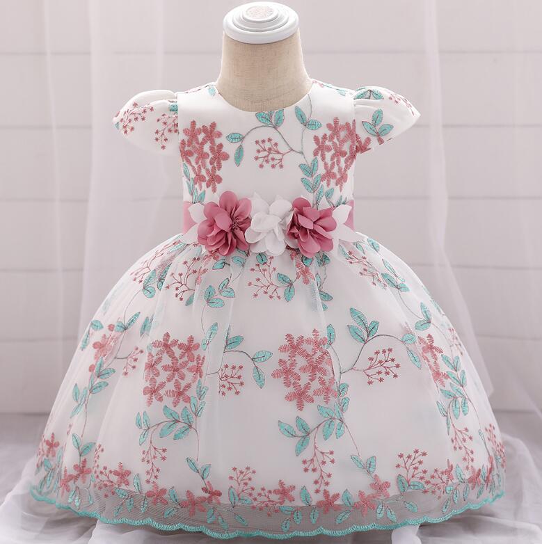 2021 summer children's clothing new baby birthday party wedding dress skirt girls fluffy dress - TryKid