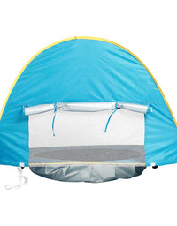 Baby Beach Tent Kids Outdoor Camping Easy Fold Up Waterproof  Up Sun Awning Tent UV-protecting
