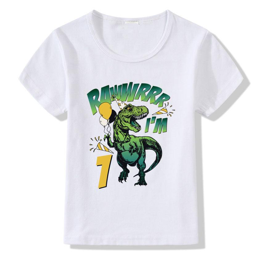 Children's T-shirt Numbers 1-9 Birthday T-shirt - TryKid