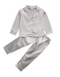 Pure Color Children's Bathrobe Casual Fashion Suit - TryKid
