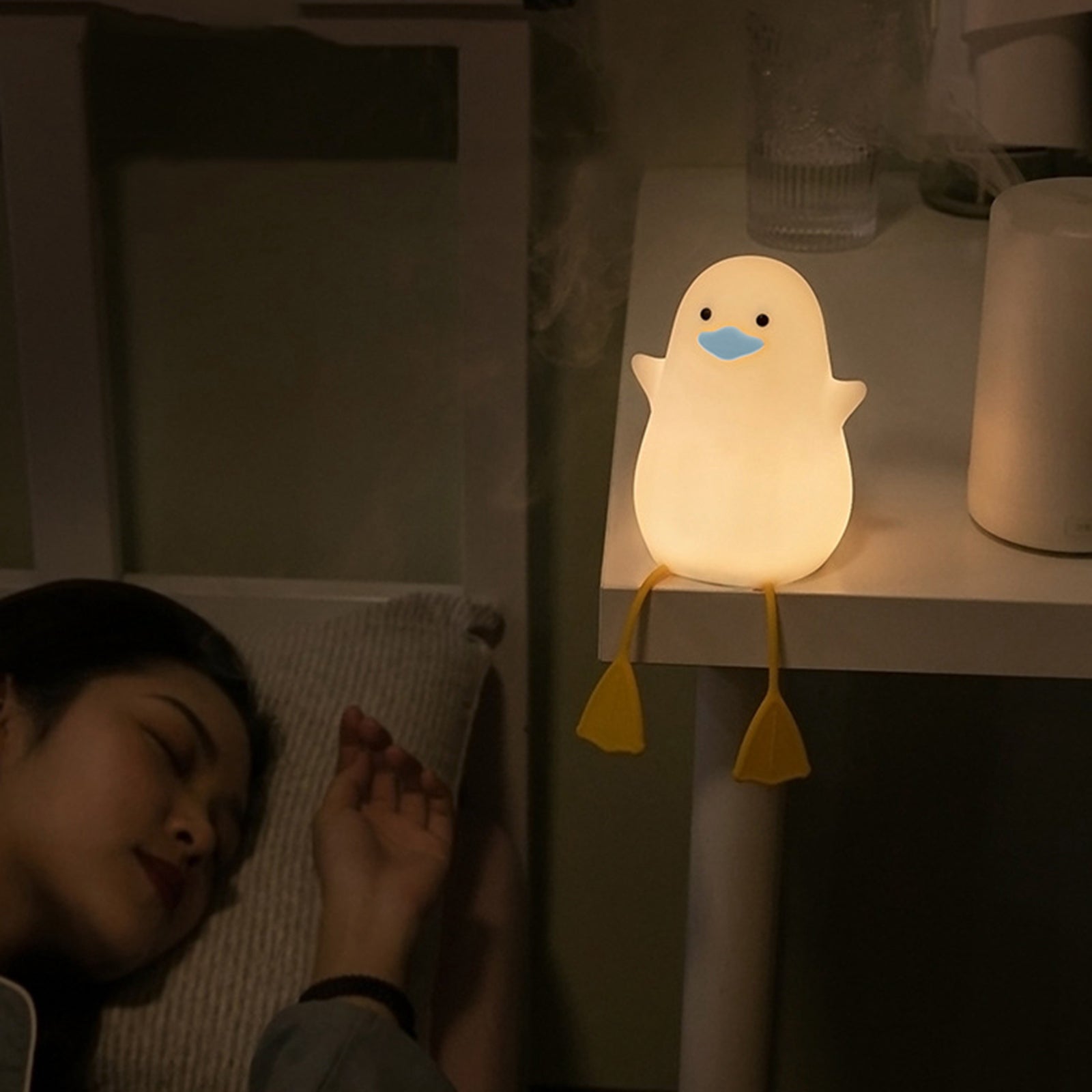 Seagull Silicone Night Light Soothing Animal Lamp For Kids Baby - TryKid