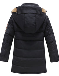 -30 Degree Children's Winter Jackets Duck Down Padded Children Clothing Big Boys Warm Winter Down Coat Thickening Outerwear
