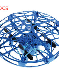 Flying Helicopter Mini Drone UFO RC Drone Infraed Induction - TryKid
