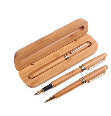 Bamboo Pen Bamboo Pen Pen Ball Pen Lettering Customer Gift Hard Pen Neutral Bamboo Pen - TryKid