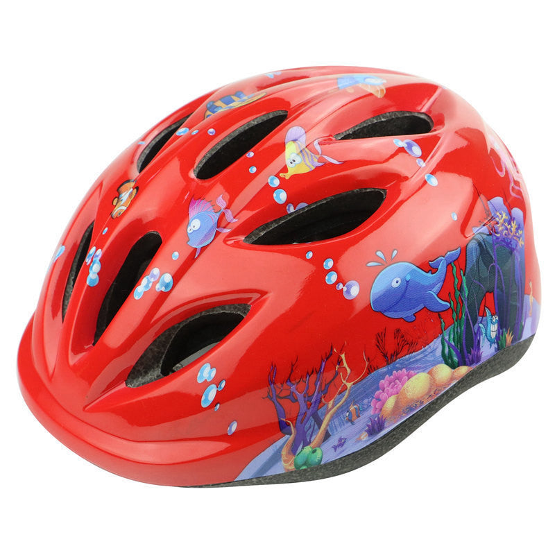 Bicycle riding Child Helmet scooter protector skating skating speed skating helmet safety helmet fittings - TryKid