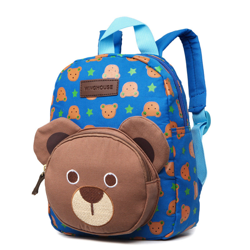 Custom-made children's schoolbag, canvas, rabbit, bear, baby, baby, baby and baby cartoon package - TryKid