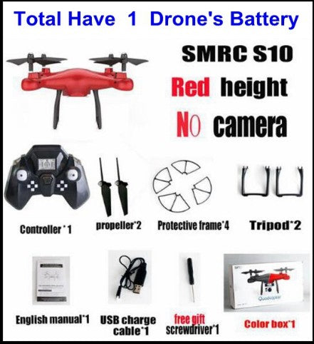 Sales Promotion WiFi 2MP Camera With S10 SMRC FPV Quadcopter Drone Helicopter UAV Micro Remote Control Toy RACER KIT Aircraft - TryKid