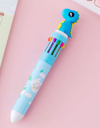 Girly Heart Cartoon Multicolor Press Ballpoint Pen - TryKid
