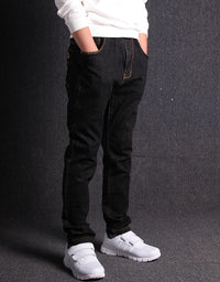 Boys Jeans New Product Micro Stretch Comfortable Black Pants - TryKid
