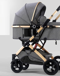 Two-way Newborn Baby Stroller Portable Folding - TryKid
