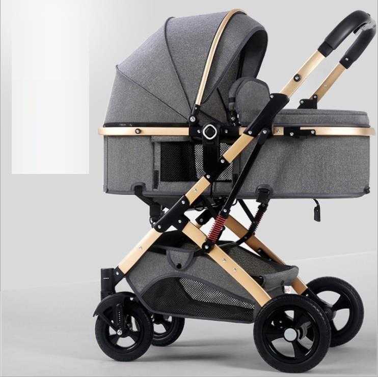 Two-way Newborn Baby Stroller Portable Folding - TryKid